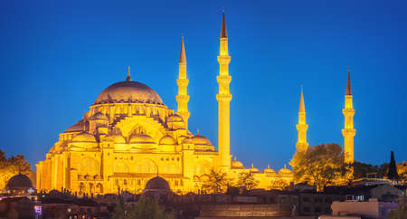 Hagia Sophia in Istanbul, Turkey early at the night.の写真素材