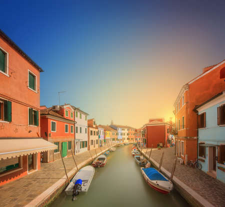 Beautiful view of the Grand Canal  and Museum of Academy from the Academy bridge in Venice, Italyの写真素材