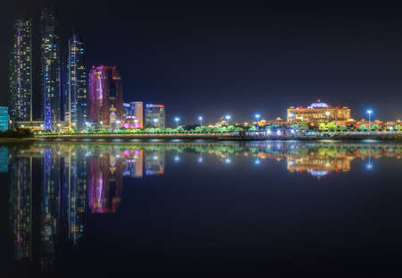 Abu Dhabi Skylineの写真素材