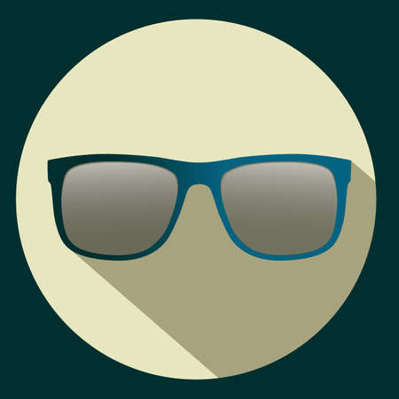 Sunglasses icon vector illustrationのイラスト素材