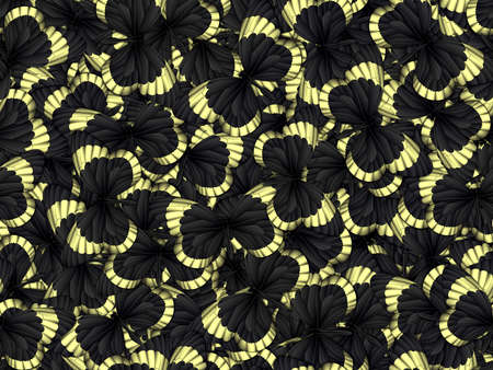 Seamless pattern with lot of different butterflysの写真素材