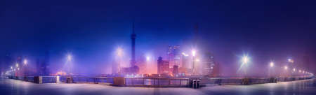 Shanghai skyline cityscapeの写真素材