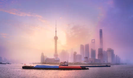 Shanghai skyline cityscape