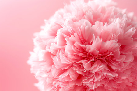 A stunning closeup shot of a beautiful pink flower showcasing its intricate and detailed petals along with soft huesの素材