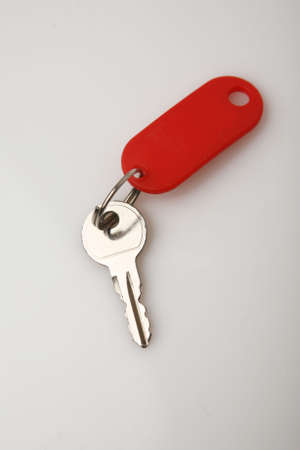 key isolated on whiteの写真素材