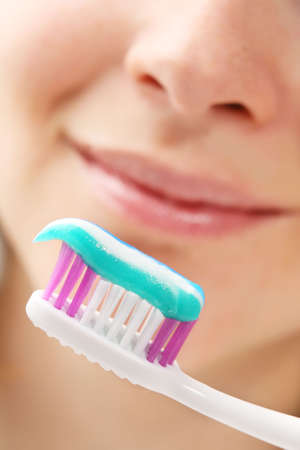 Brushing teeth