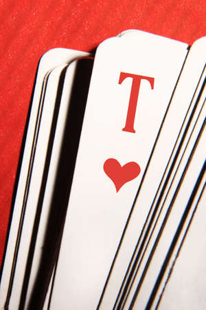 Card of hearts の写真素材