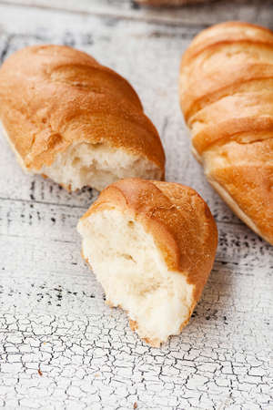 Bread on vintage background