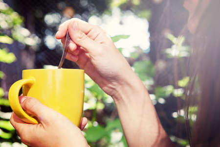 morning coffeeの写真素材