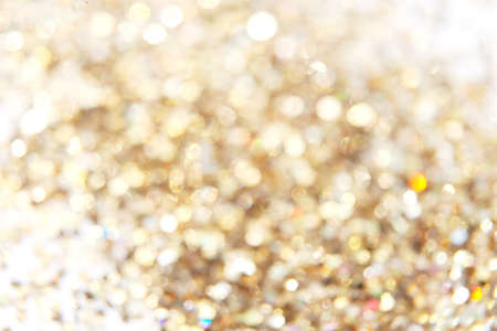 Lights on gold background.の写真素材