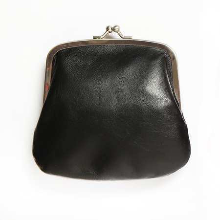 Black Leather Purse.