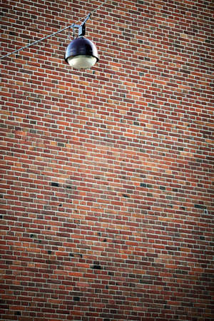 grunge background, red brick wall texture. Urban backgroundの写真素材