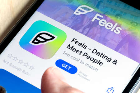 Facebook application icon on Apple iPhone X screen close-up. Facebook is the largest social...