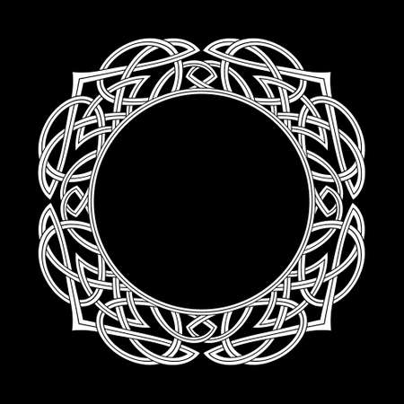 Round Celtic, Scandinavian Design, celtic patternのイラスト素材
