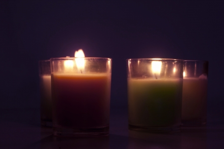 Candle lightの写真素材