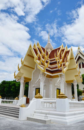 hall measurements in the blue sky.の写真素材