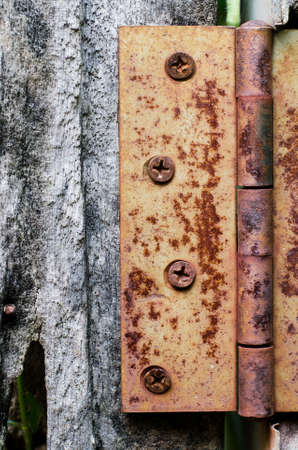 The rusty hingesの写真素材