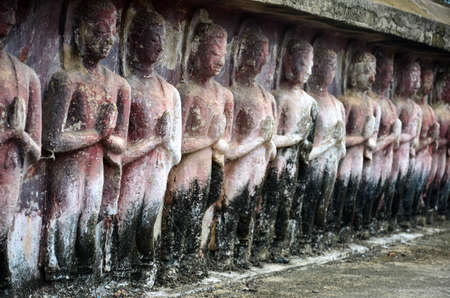 Buddha statue handsの写真素材