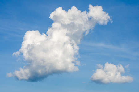 blue sky with cloud の写真素材