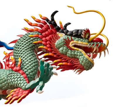 Chinese style dragon statueの写真素材