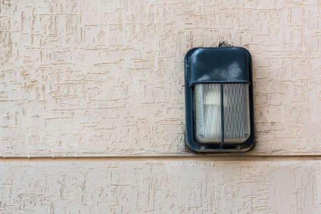 Lamp on the wall の写真素材