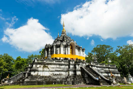 Thai temple of buddhism, Wat Phra Yuen is Thai temple in Lamphun, Northern Thailand, Thailandの写真素材