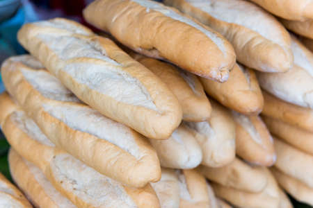 Freshly bread loavesの写真素材