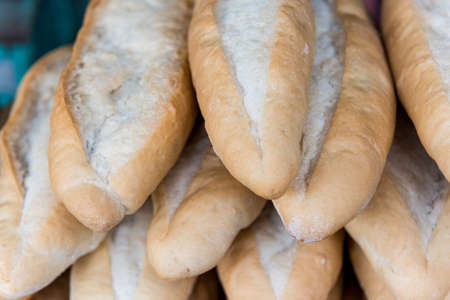 Freshly bread loavesの写真素材