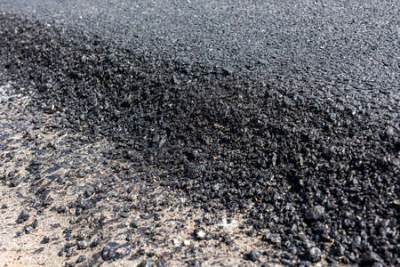 new asphalt road
