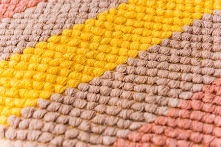 cleaning doormat or carpet textureの写真素材