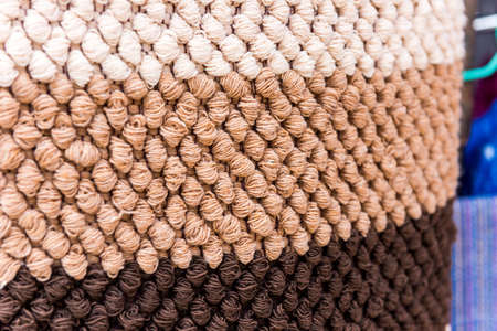cleaning doormat or carpet texture