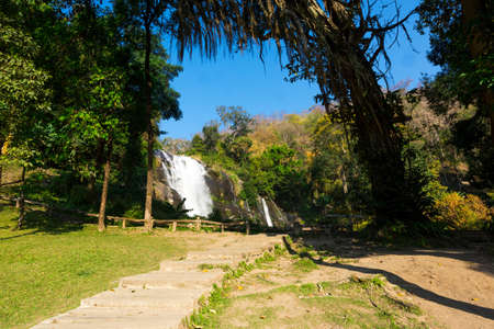 Chaimai Waterfall, Chiang mai, Thailand (Wachiratarn Waterfall)の写真素材