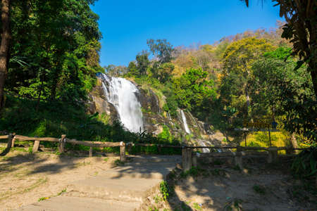 Chaimai Waterfall, Chiang mai, Thailand (Wachiratarn Waterfall)の写真素材