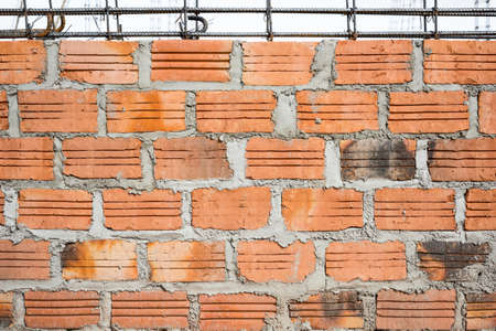 Brickwork in the new houseの写真素材