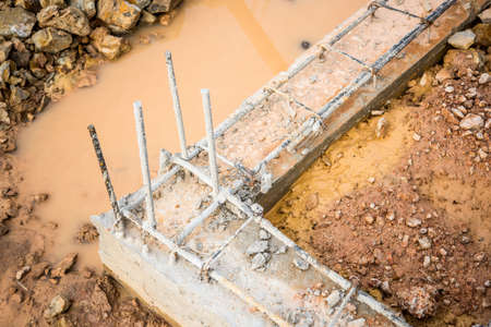 foundation for house buildingの写真素材