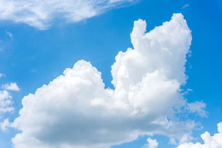 clouds in the blue skyの写真素材