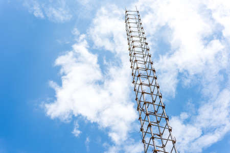 building pillar for home constructionの写真素材