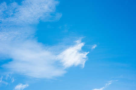 blue sky with cloudsの写真素材