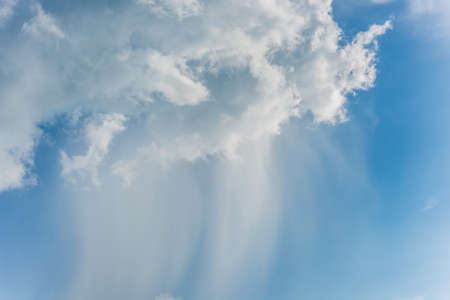 Nice white cloud on the skyの写真素材