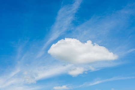blue sky with cloud