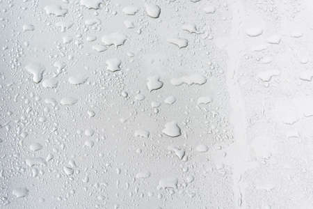 water drops an white background