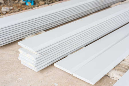 White wooden  for construction