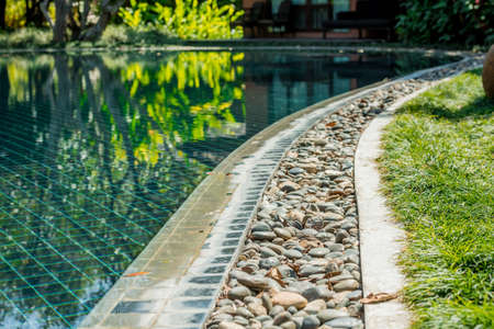 beautiful swimming poolの写真素材