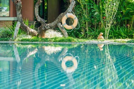 beautiful swimming poolの写真素材