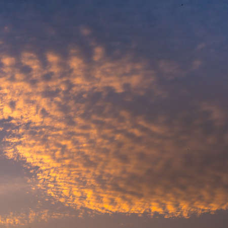 Colorful sky in twilight time