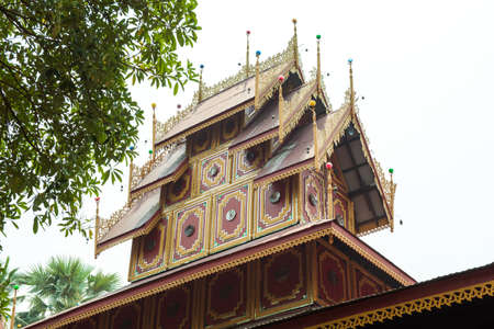 Wat Si Rong Mueang  , Si Rong Mueang Temple are similar art styleMyanmar in Lampang province,...