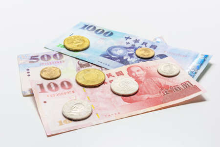 Taiwanese currencyの写真素材