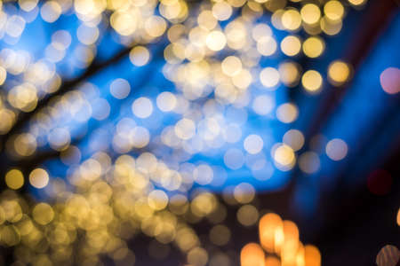 abstract light celebration background with de focused lightsの写真素材