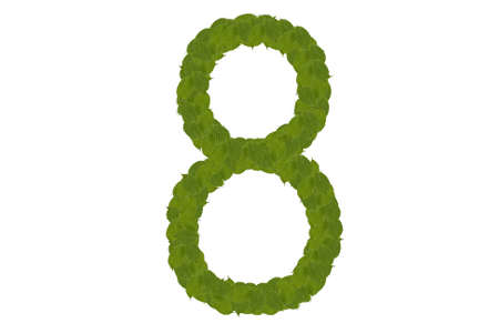 green leaves 8の写真素材