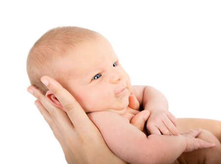mother holding her baby